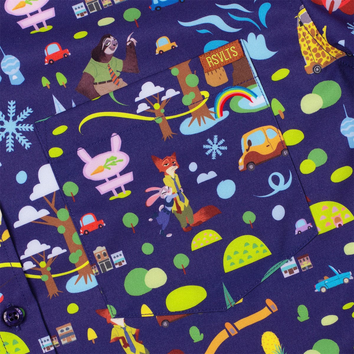 Disney's Zootopia "Urban Jungle" – KUNUFLEX Short Sleeve Shirt - Image 3