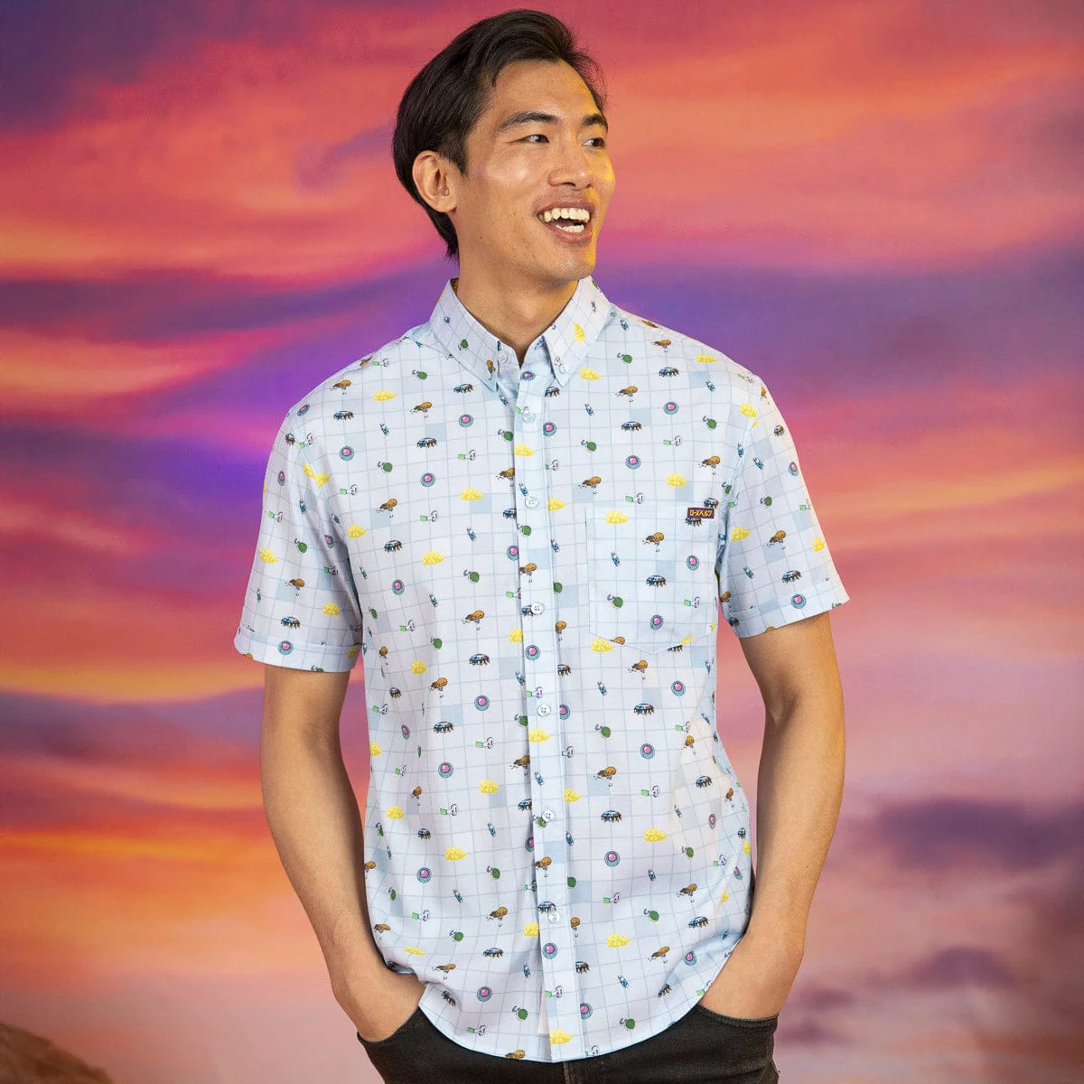 Dragon Ball Z "Gear & Grid" – KUNUFLEX Short Sleeve Shirt - Image 2