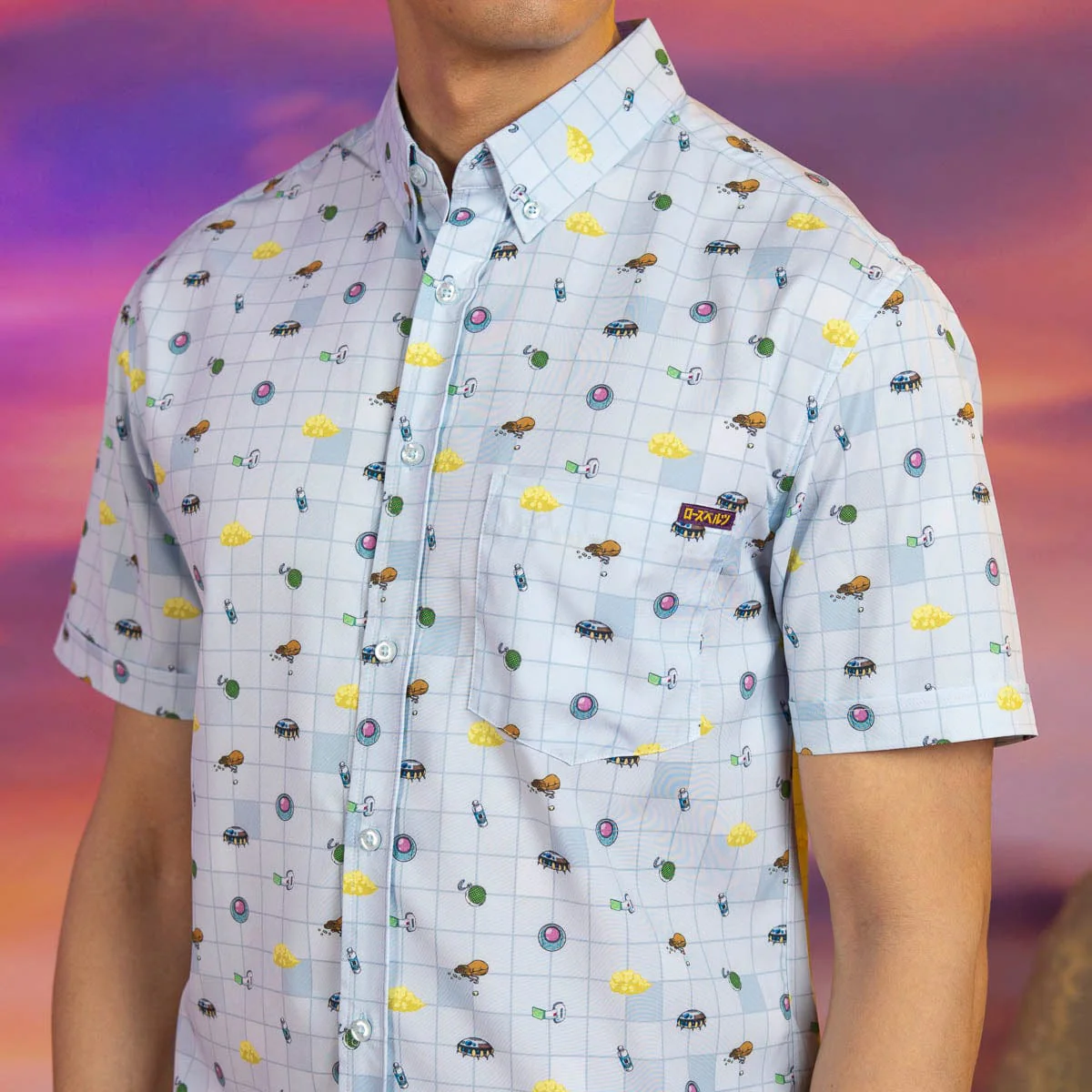 Dragon Ball Z "Gear & Grid" – KUNUFLEX Short Sleeve Shirt - Image 4