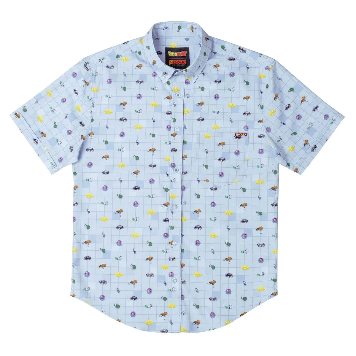 Dragon Ball Z "Gear & Grid" – KUNUFLEX Short Sleeve Shirt - Image 5