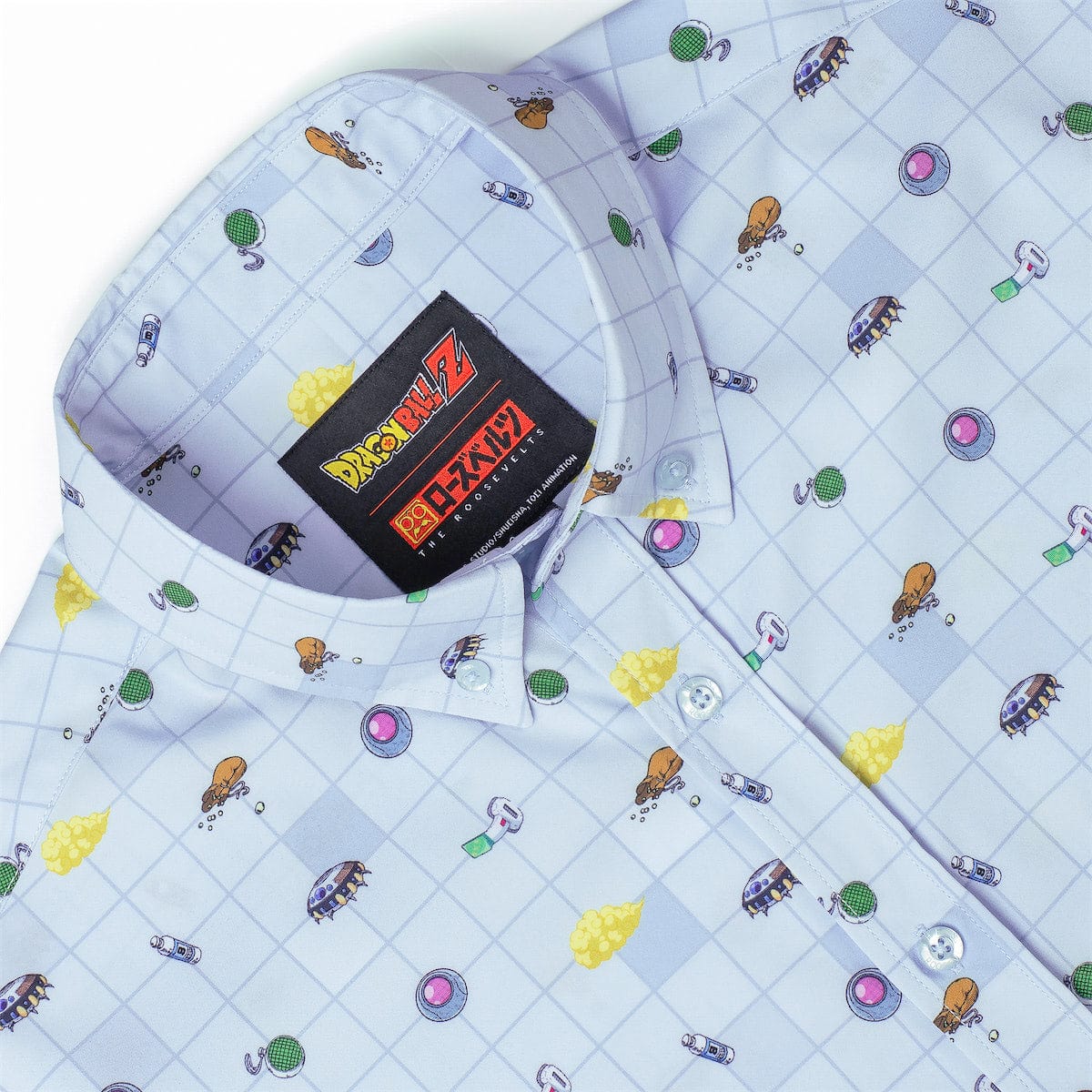Dragon Ball Z "Gear & Grid" – KUNUFLEX Short Sleeve Shirt - Image 6