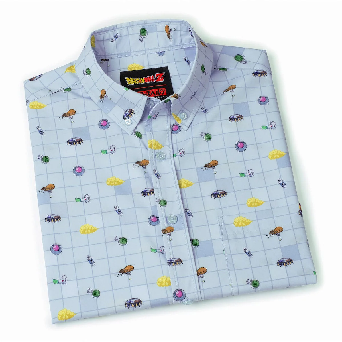 Dragon Ball Z "Gear & Grid" – KUNUFLEX Short Sleeve Shirt - Image 8