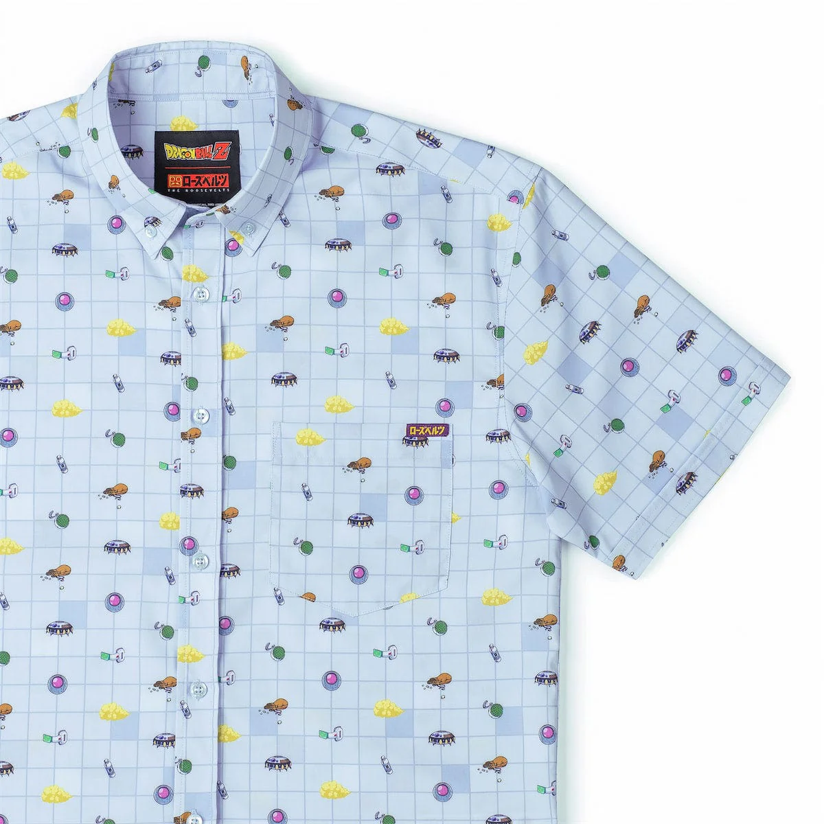 Dragon Ball Z "Gear & Grid" – KUNUFLEX Short Sleeve Shirt - Image 9