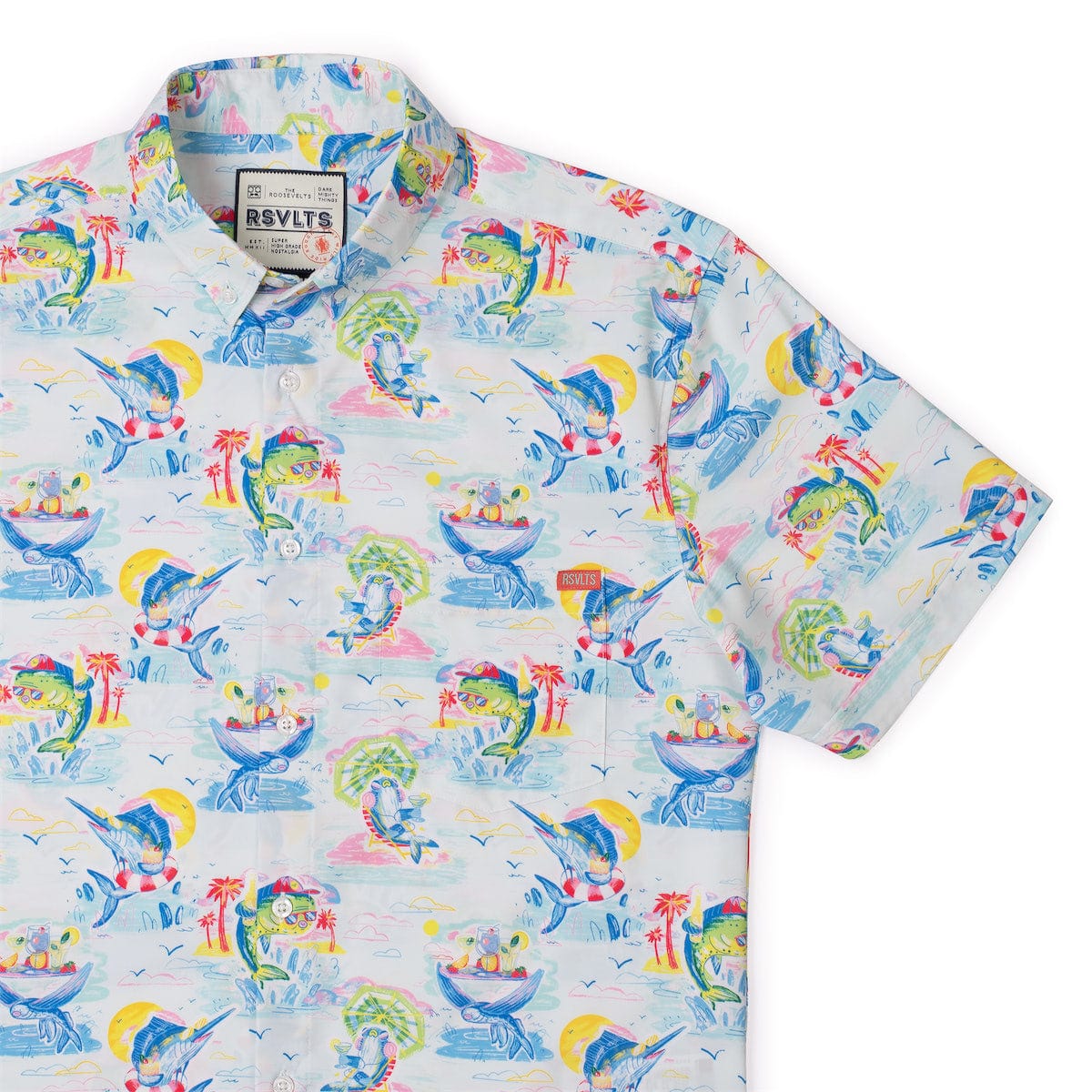 Drinking Like Fish – KUNUFLEX Short Sleeve Shirt - Image 2