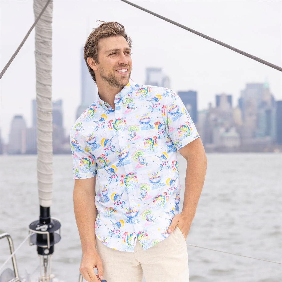 Drinking Like Fish – KUNUFLEX Short Sleeve Shirt - Image 3