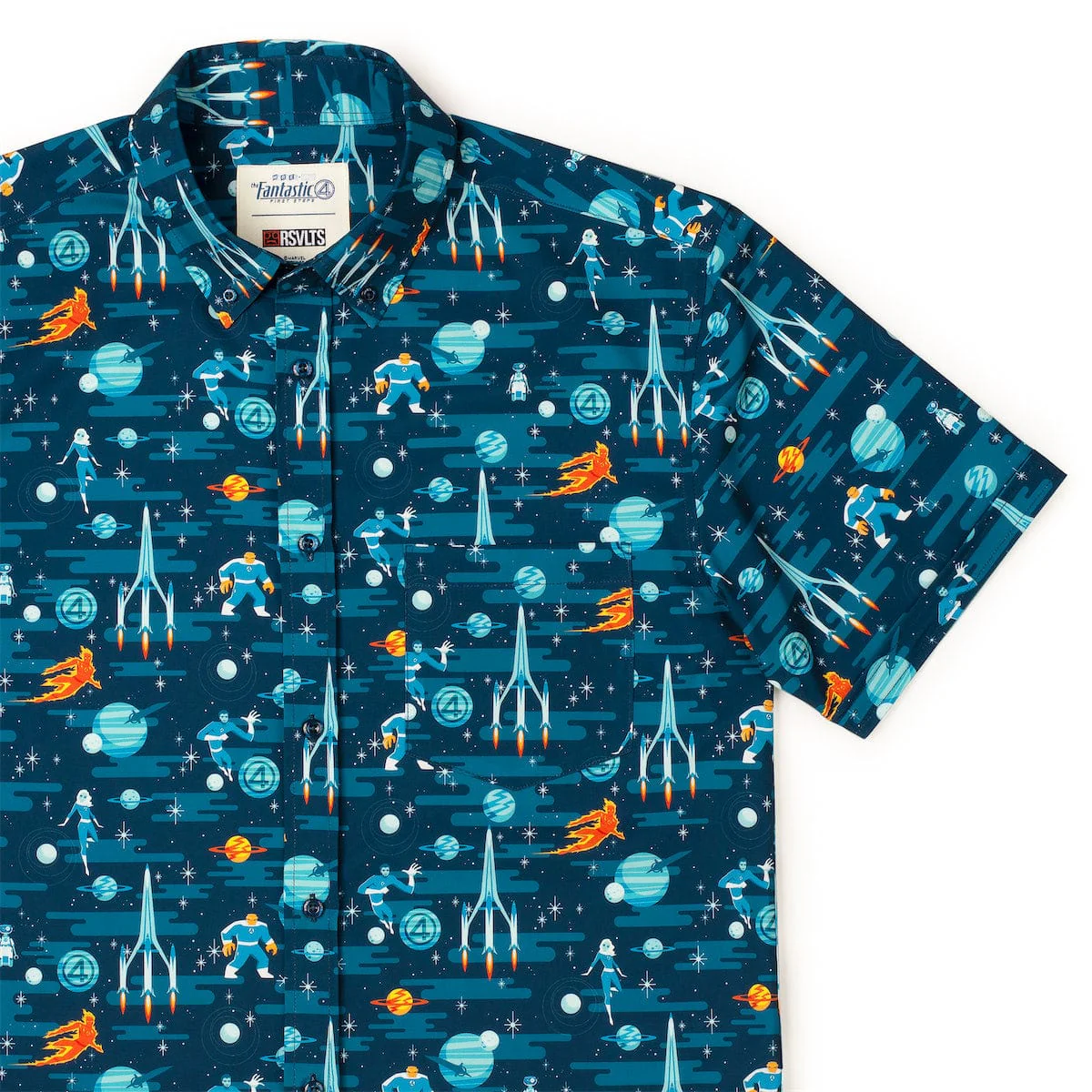Fantastic Four "Cosmic Escapades" – KUNUFLEX Short Sleeve Shirt