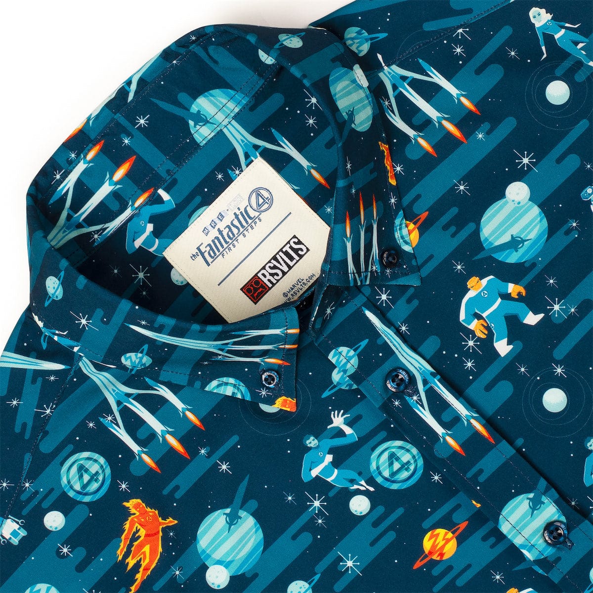 Fantastic Four "Cosmic Escapades" – KUNUFLEX Short Sleeve Shirt - Image 6