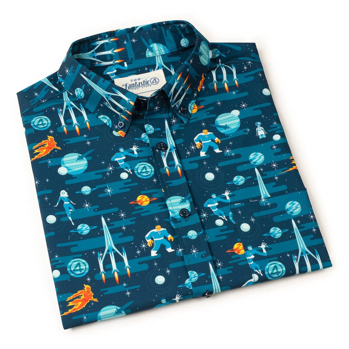 Fantastic Four "Cosmic Escapades" – KUNUFLEX Short Sleeve Shirt - Image 8