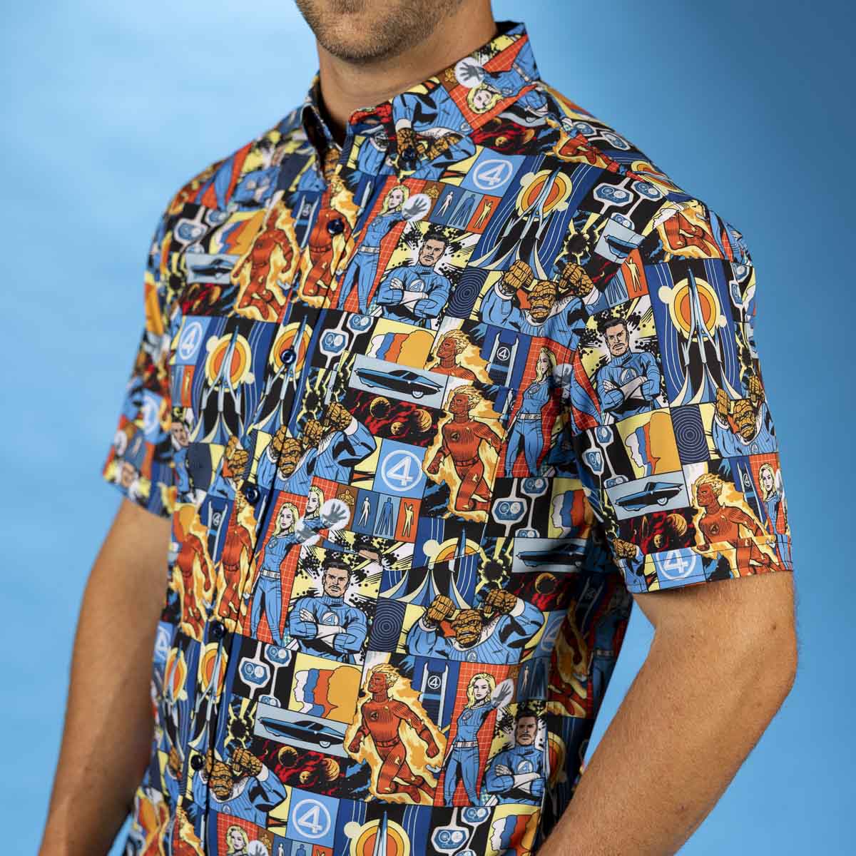 Fantastic Four "First Family" – KUNUFLEX Short Sleeve Shirt - Image 4
