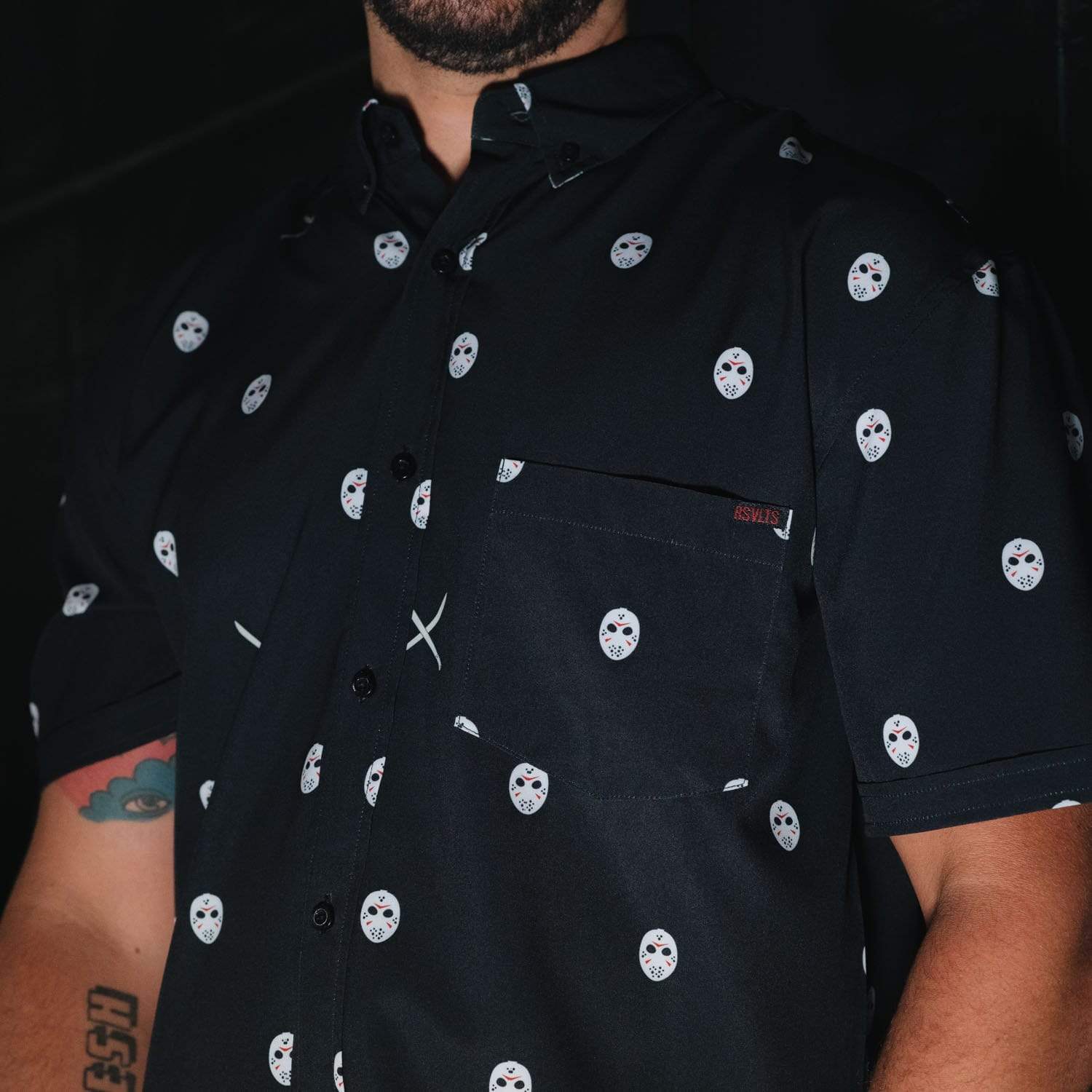 Friday the 13th "Greetings from Crystal Lake" – KUNUFLEX Short Sleeve Shirt - Image 5