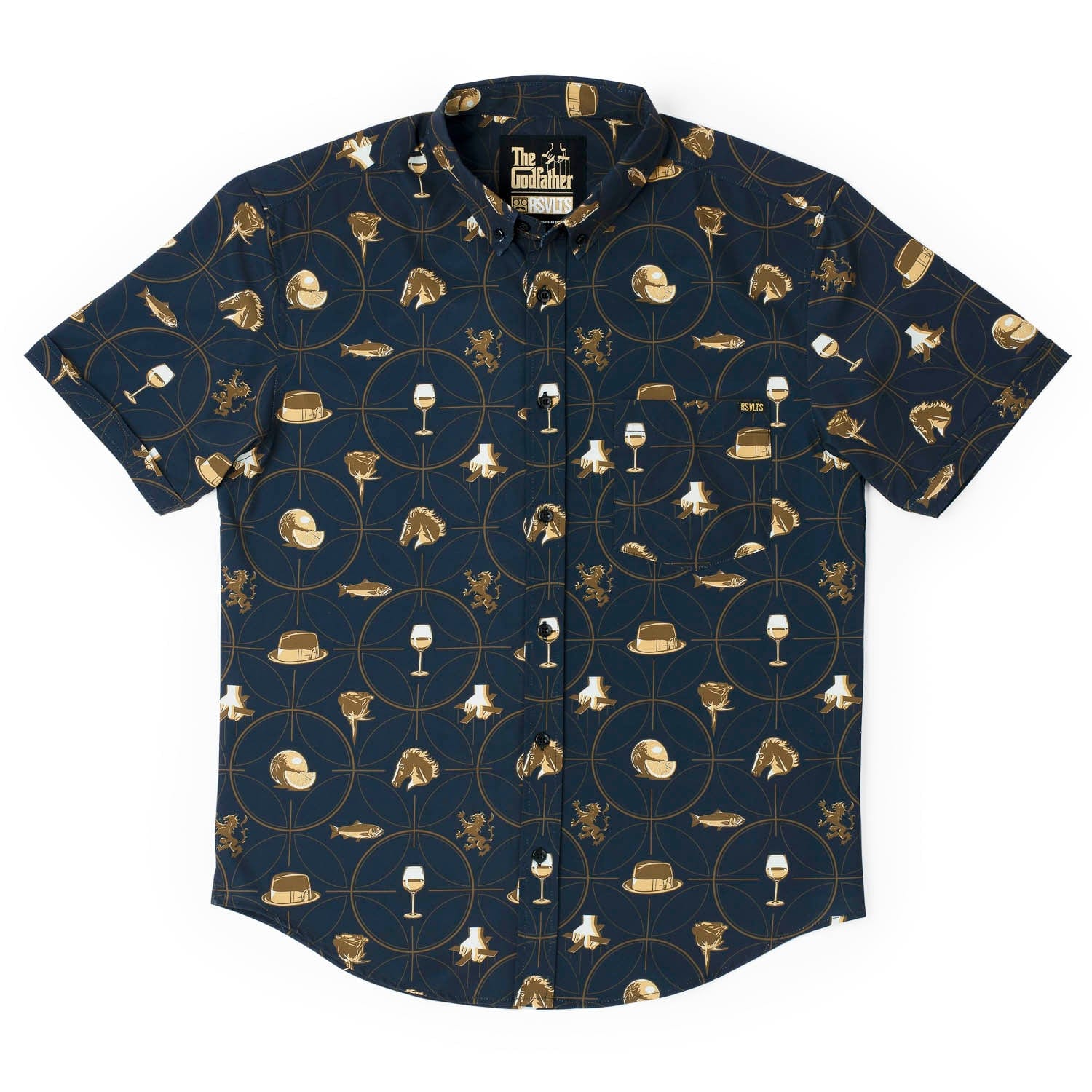 The Godfather ”Family Business” – KUNUFLEX Short Sleeve Shirt - Image 3