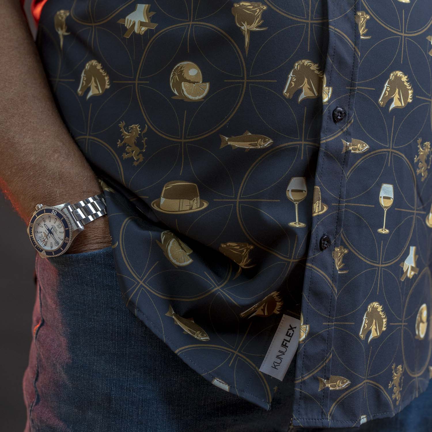The Godfather ”Family Business” – KUNUFLEX Short Sleeve Shirt - Image 7