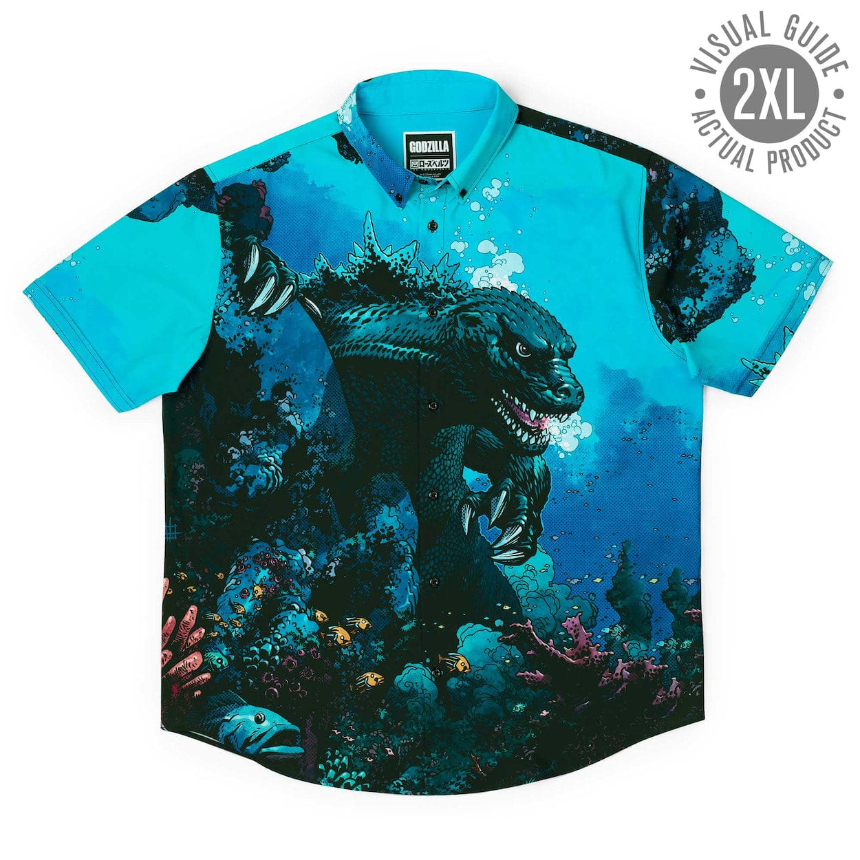 Godzilla âFrom the Depthsâ â KUNUFLEX Short Sleeve Shirt - Image 10