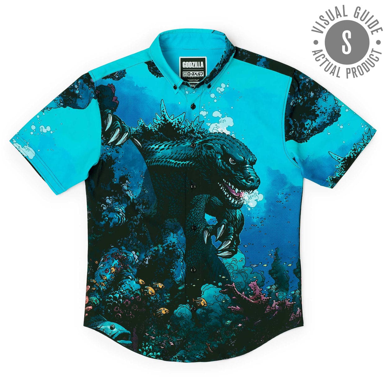 Godzilla âFrom the Depthsâ â KUNUFLEX Short Sleeve Shirt - Image 6