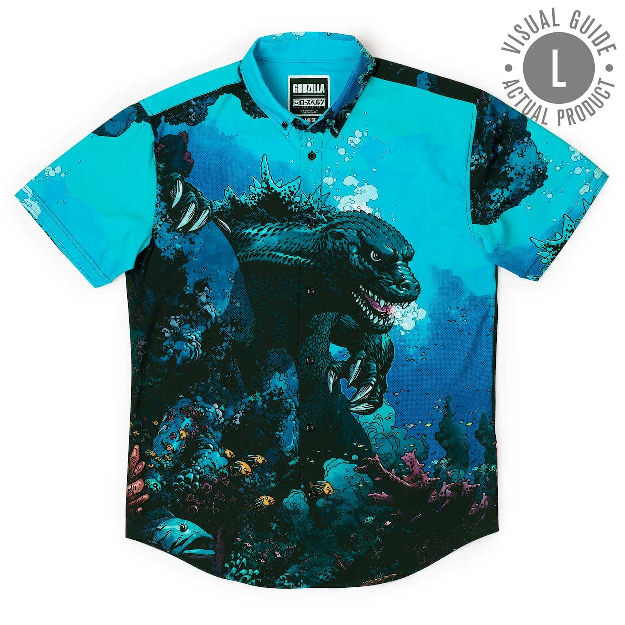 Godzilla âFrom the Depthsâ â KUNUFLEX Short Sleeve Shirt - Image 8