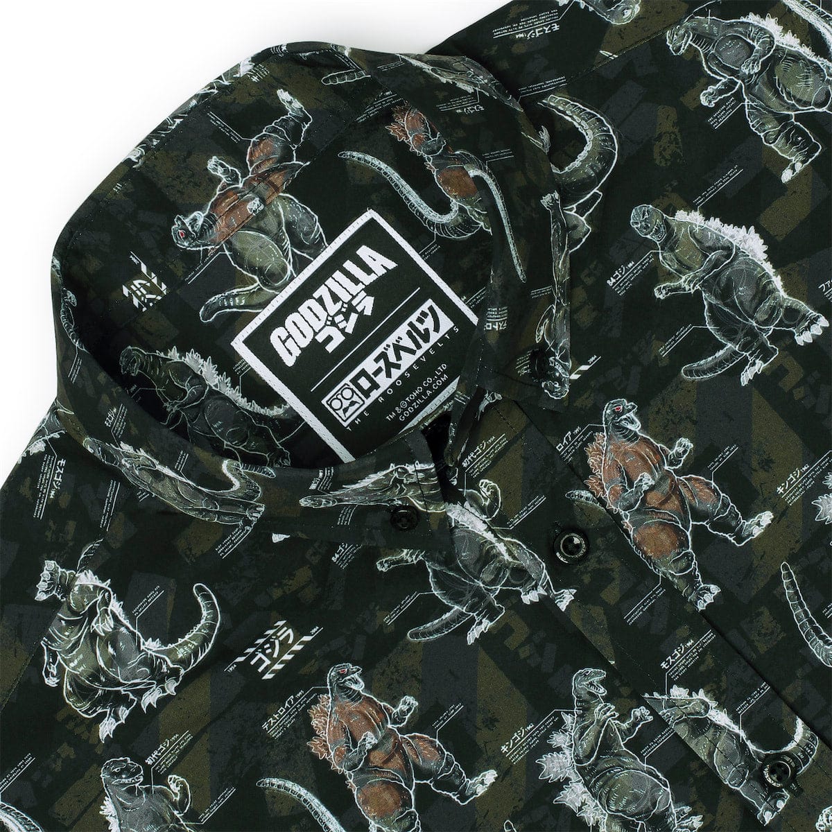 Godzilla "Gojivolution" – KUNUFLEX Short Sleeve Shirt - Image 6