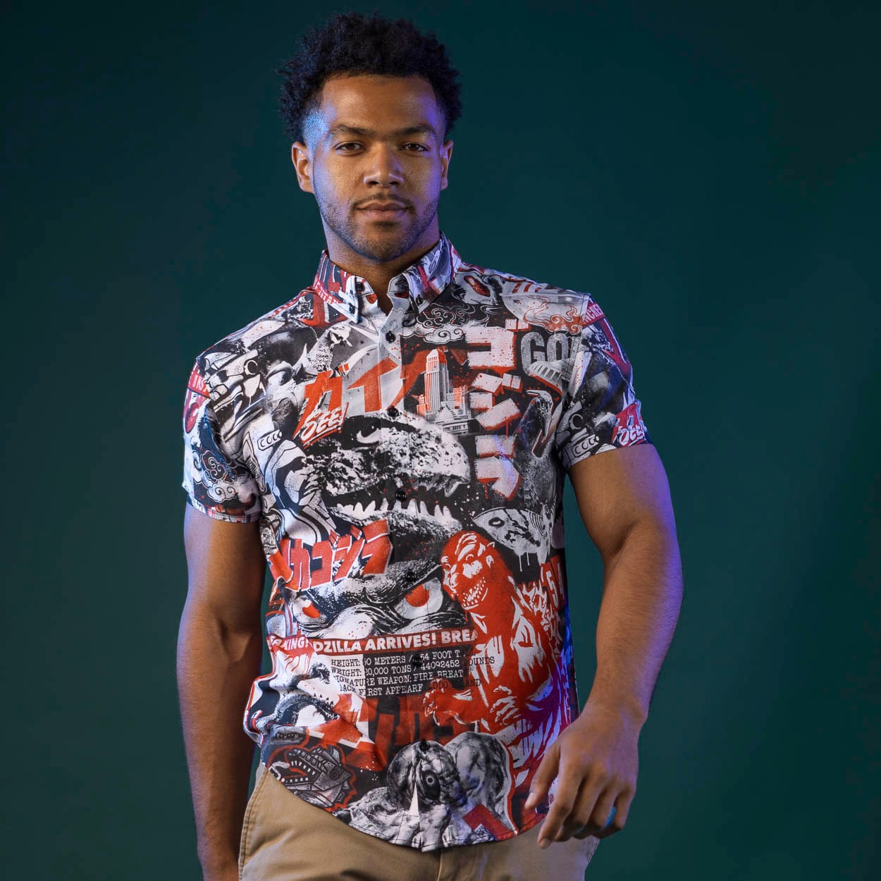 Godzilla âKing of the Monstersâ â KUNUFLEX Short Sleeve Shirt - Image 2