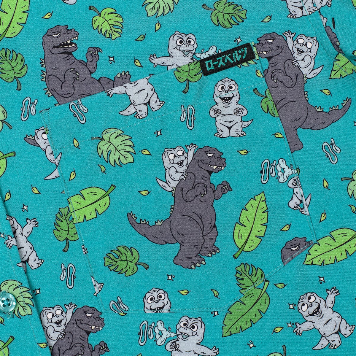 Godzilla "Minilla Mania!" – KUNUFLEX Short Sleeve Shirt - Image 3