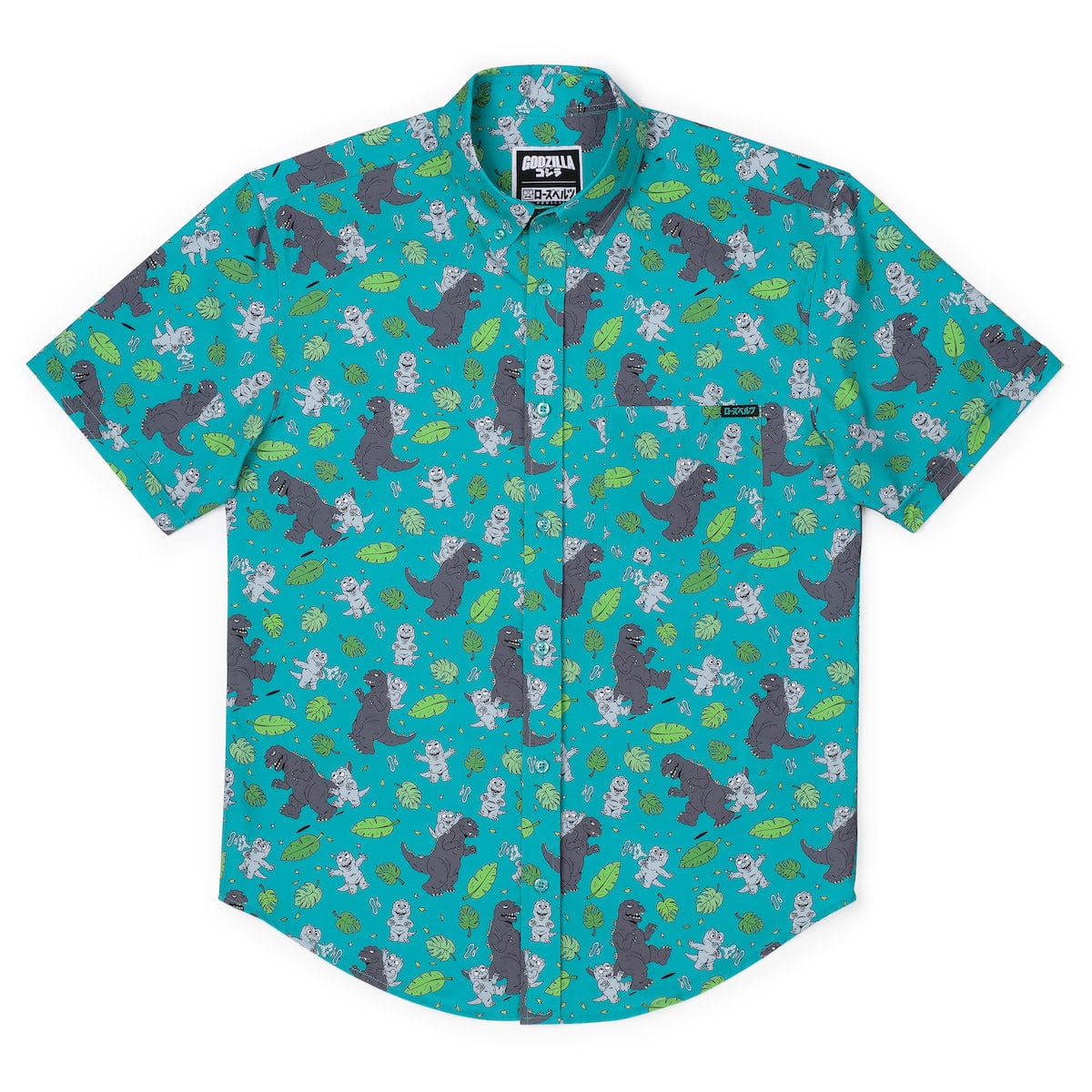 Godzilla "Minilla Mania!" – KUNUFLEX Short Sleeve Shirt - Image 5