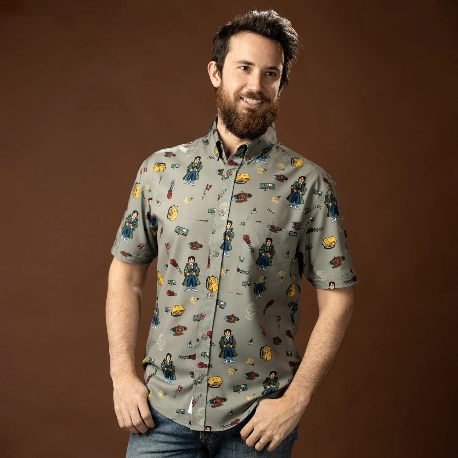 The Goonies "Data’s Great Inventions" – KUNUFLEX Short Sleeve Shirt - Image 5