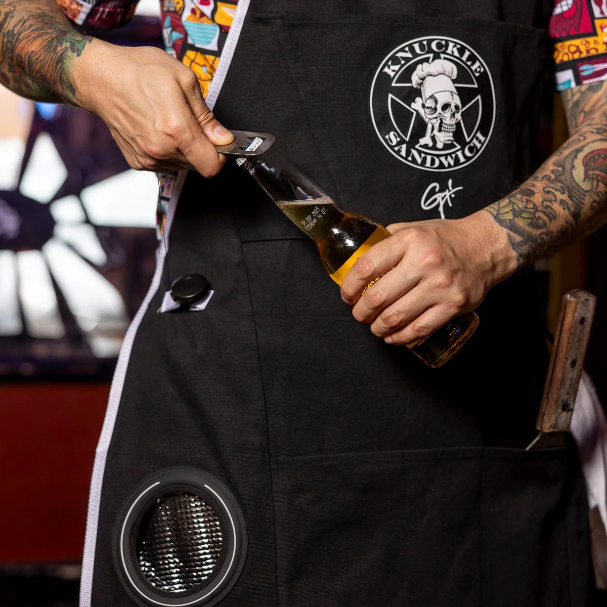 Guy Fieri "Knuckle Sandwich" – Ultimate Grilling Apron - Image 6
