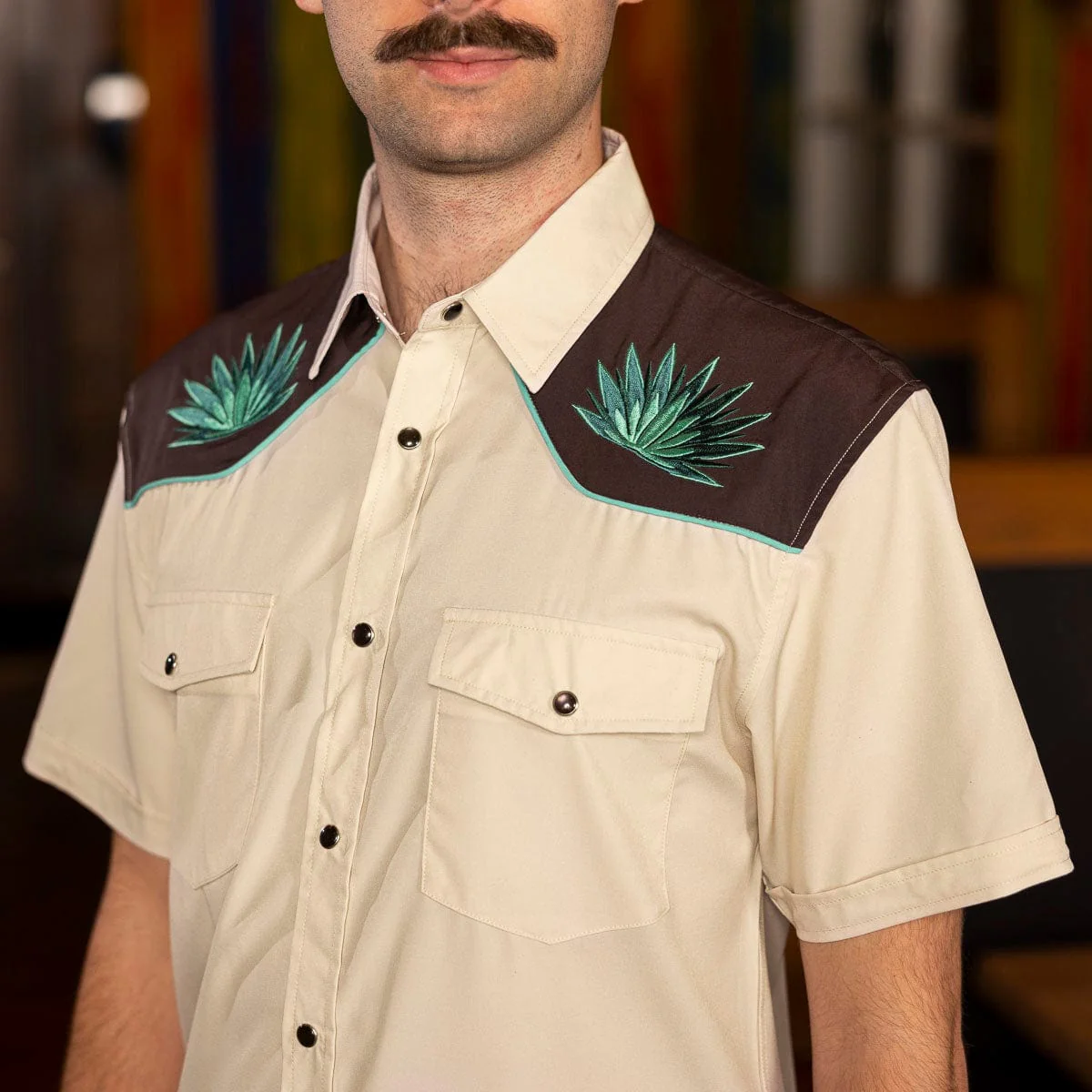 Guy Fieri "Mas Santo!" – Roper Short Sleeve Shirt - Image 4