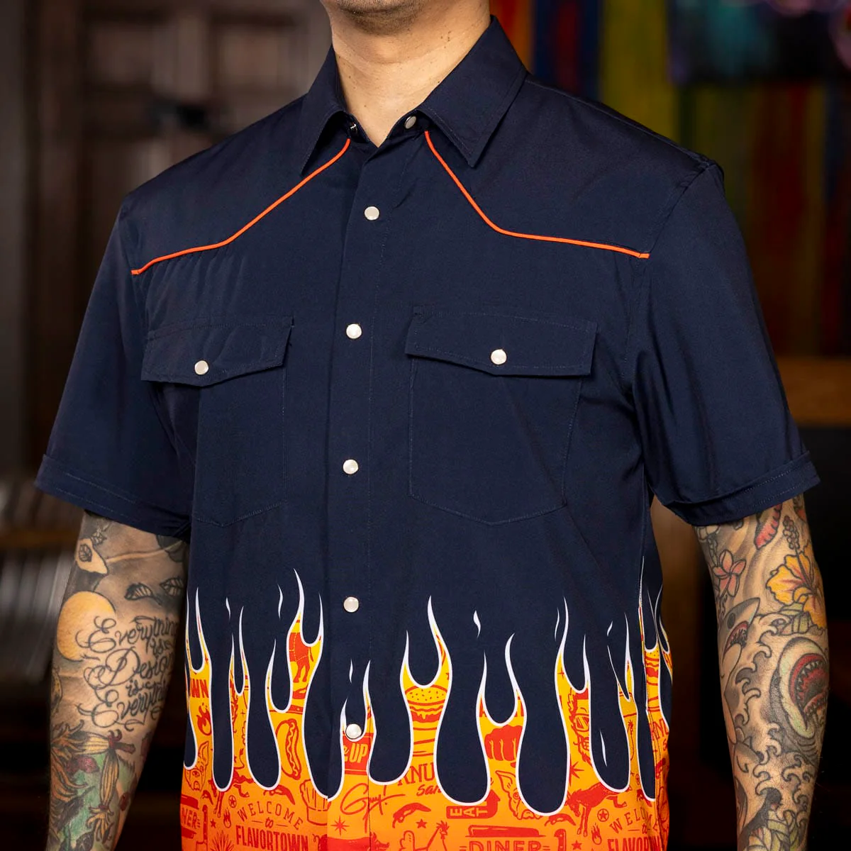 Guy Fieri "The Fieri" – Roper Short Sleeve Shirt - Image 6