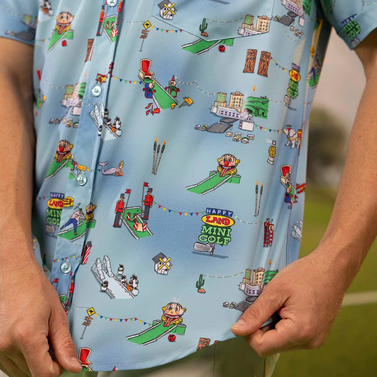 Happy Gilmore "You're Gonna Die, Clown!" – KUNUFLEX Short Sleeve Shirt - Image 2