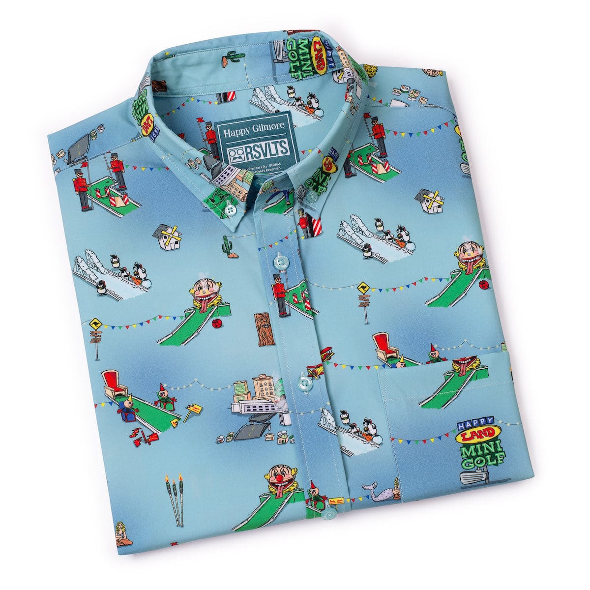 Happy Gilmore "You're Gonna Die, Clown!" – KUNUFLEX Short Sleeve Shirt - Image 8