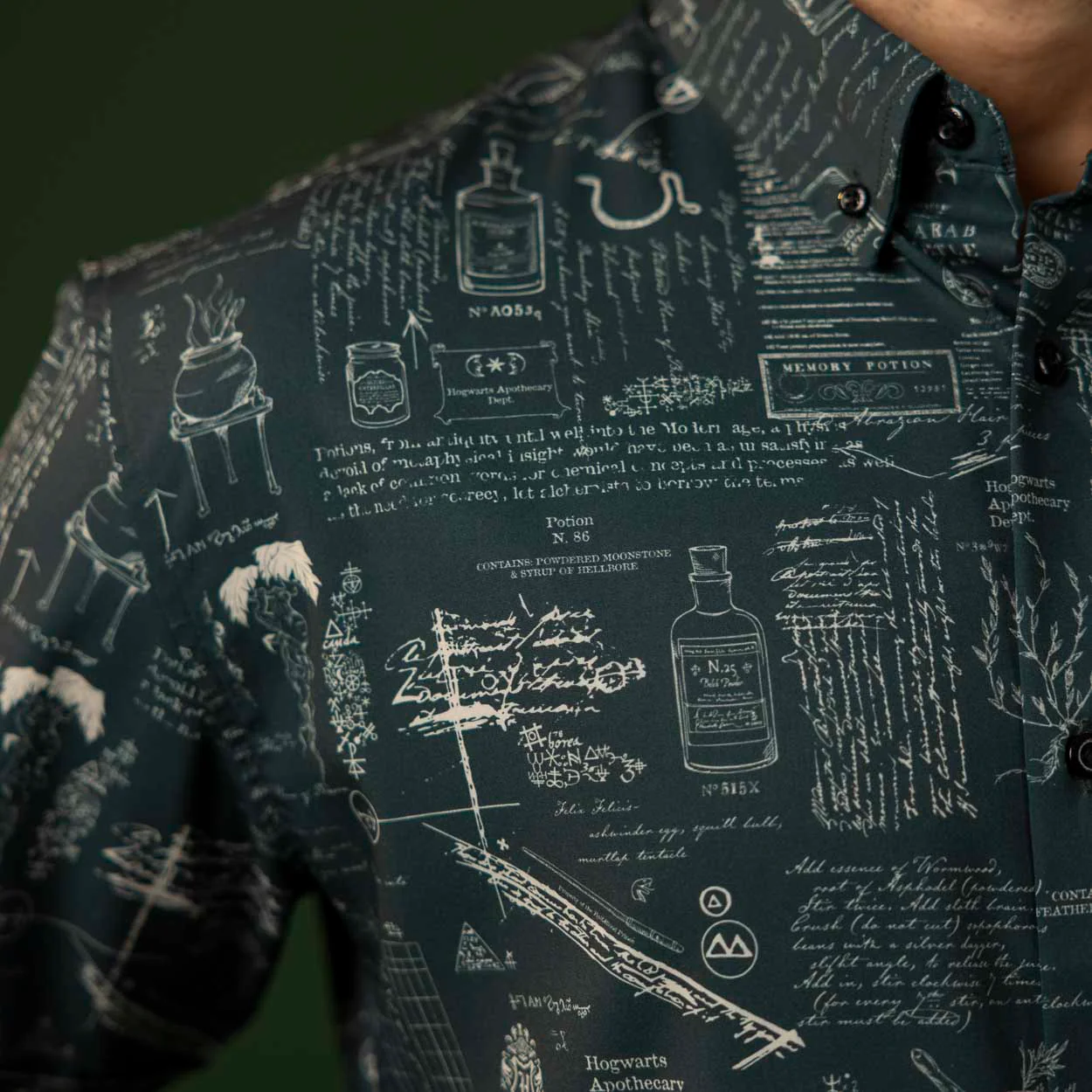 Harry Potter "Advanced Potion Making" – KUNUFLEX Short Sleeve Shirt - Image 6