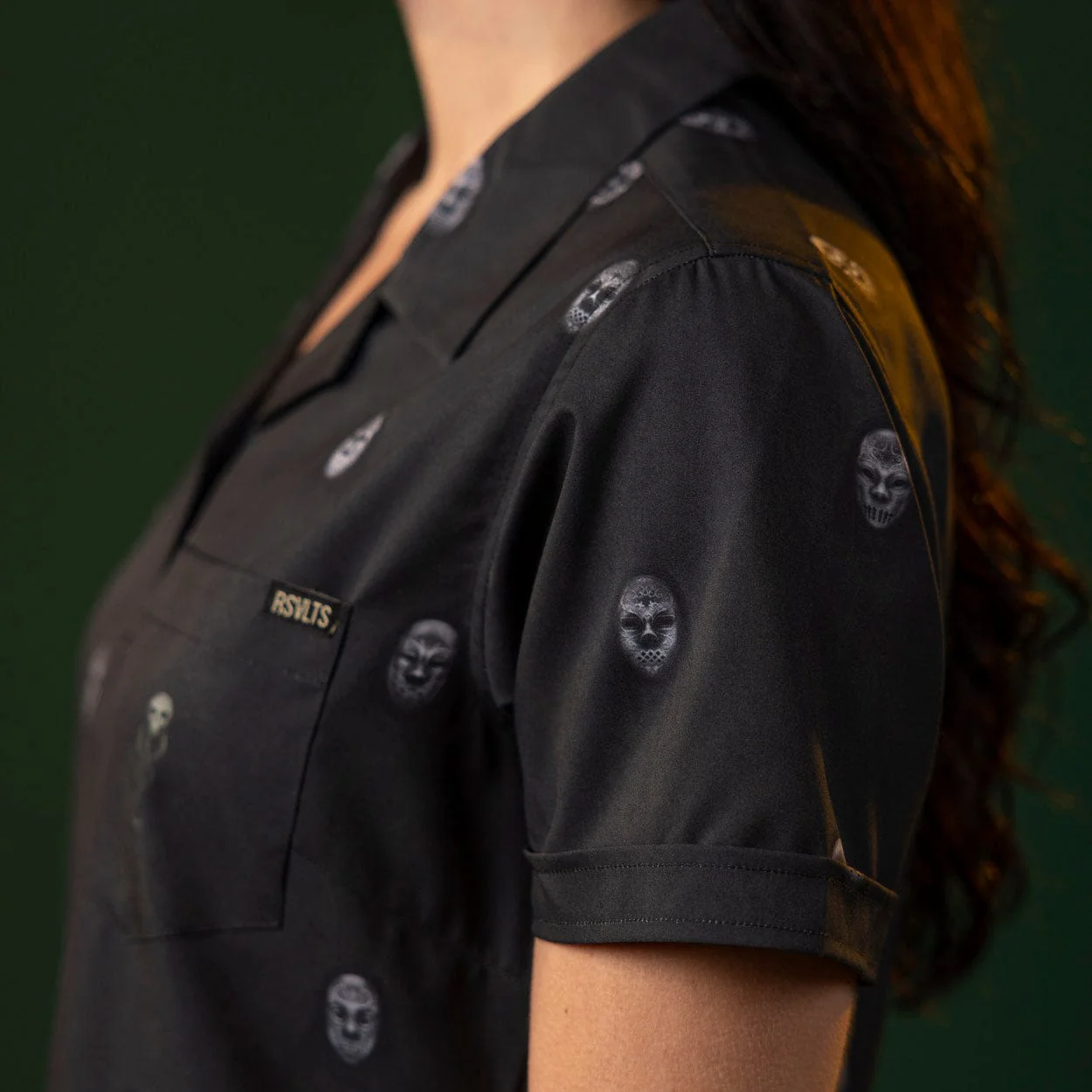 Harry Potter "Morsmordre" – Women's KUNUFLEX Short Sleeve Shirt - Image 6