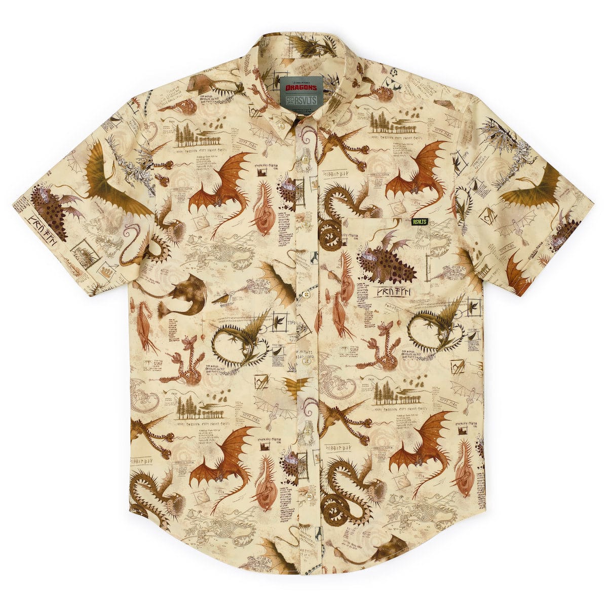 How to Train Your Dragon "Book of Dragons" – KUNUFLEX Short Sleeve Shirt - Image 5