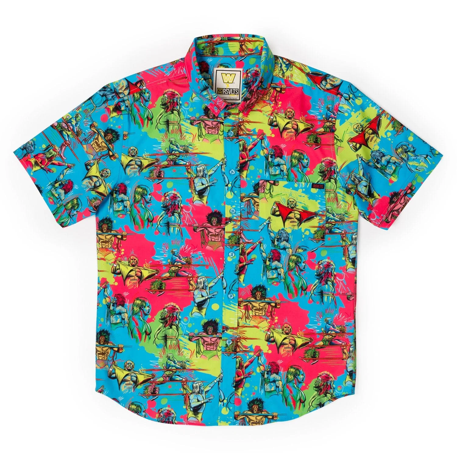 Hulk Hogan vs. Ultimate Warrior – KUNUFLEX Short Sleeve Shirt - Image 2