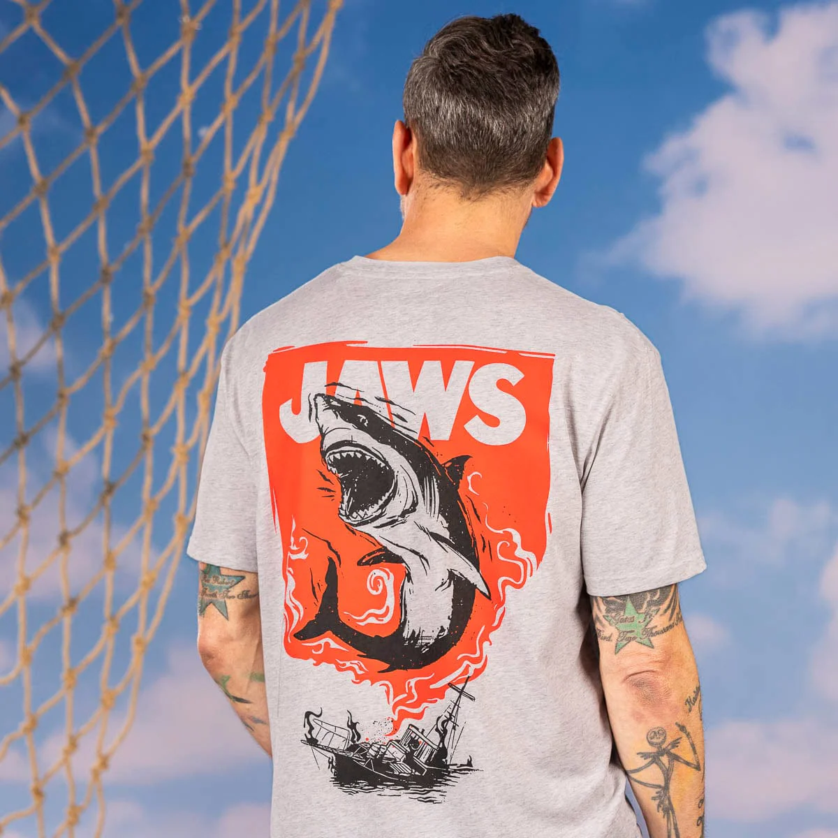 Jaws 50th Anniversary "Boat Breaker" – Crewneck Tee - Image 3