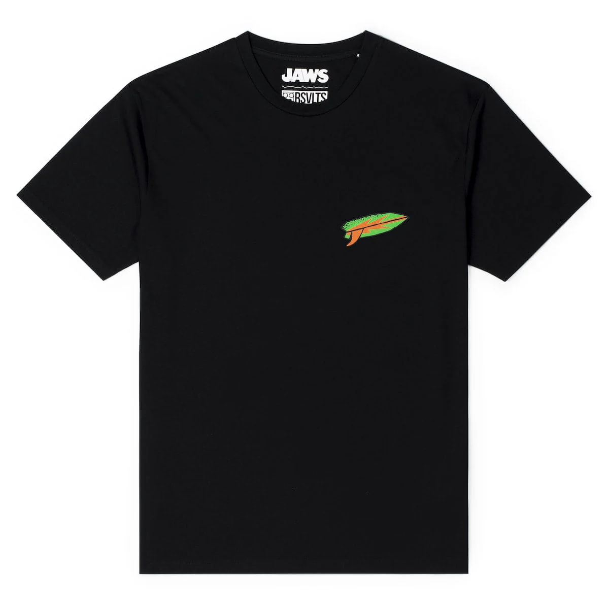 Jaws 50th Anniversary "Sun. Surf. Shark." – Crewneck Tee - Image 5