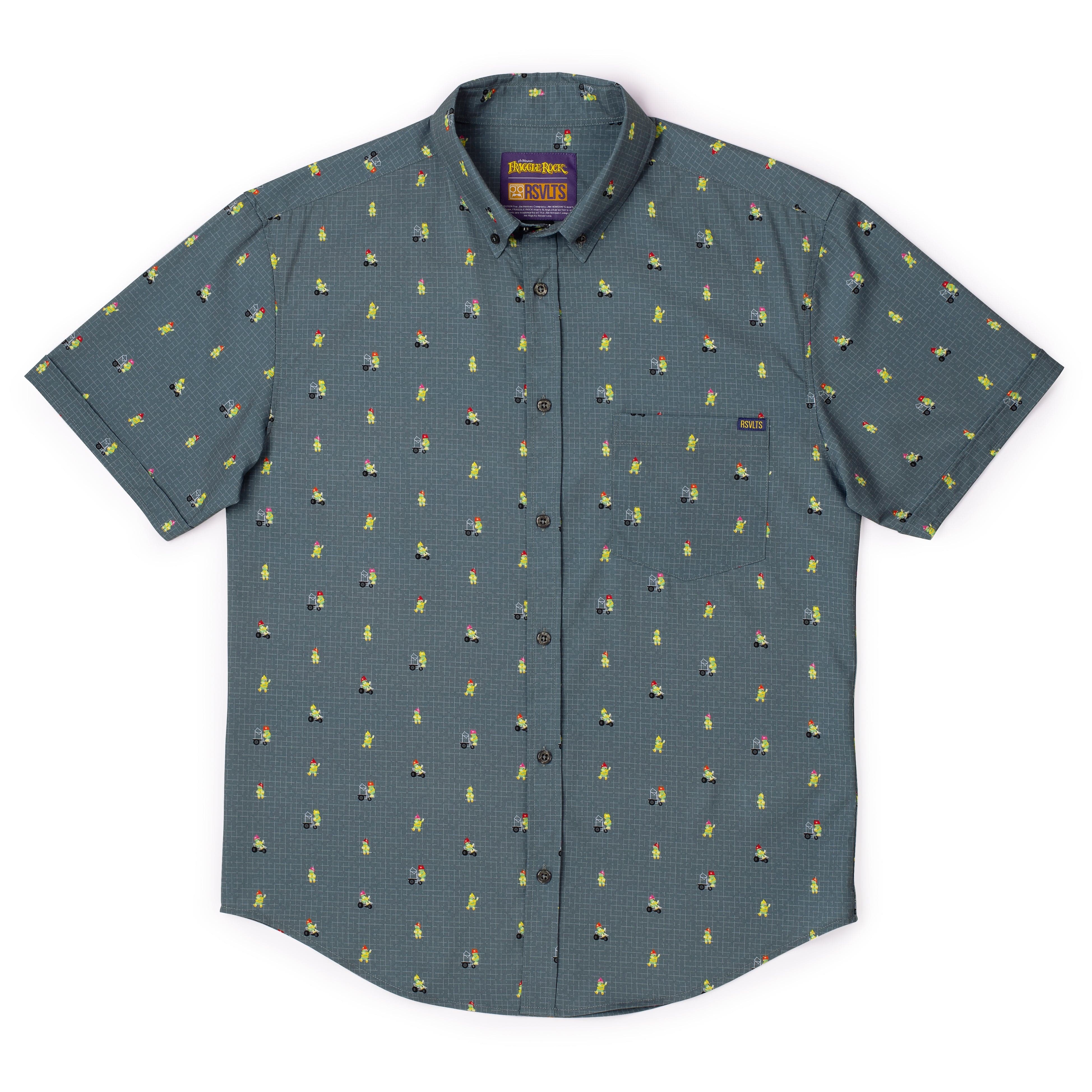 Fraggle Rock "Diggin' Doozers" – KUNUFLEX Short Sleeve Shirt - Image 4