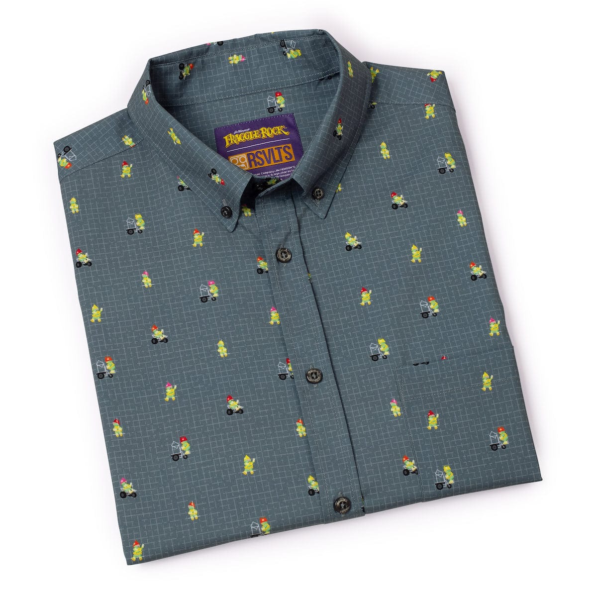 Fraggle Rock "Diggin' Doozers" – KUNUFLEX Short Sleeve Shirt - Image 9