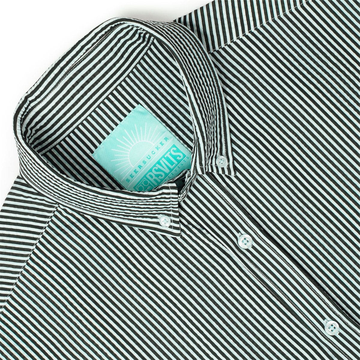 John, My Boy! – Stretch Seersucker Short Sleeve Shirt - Image 6