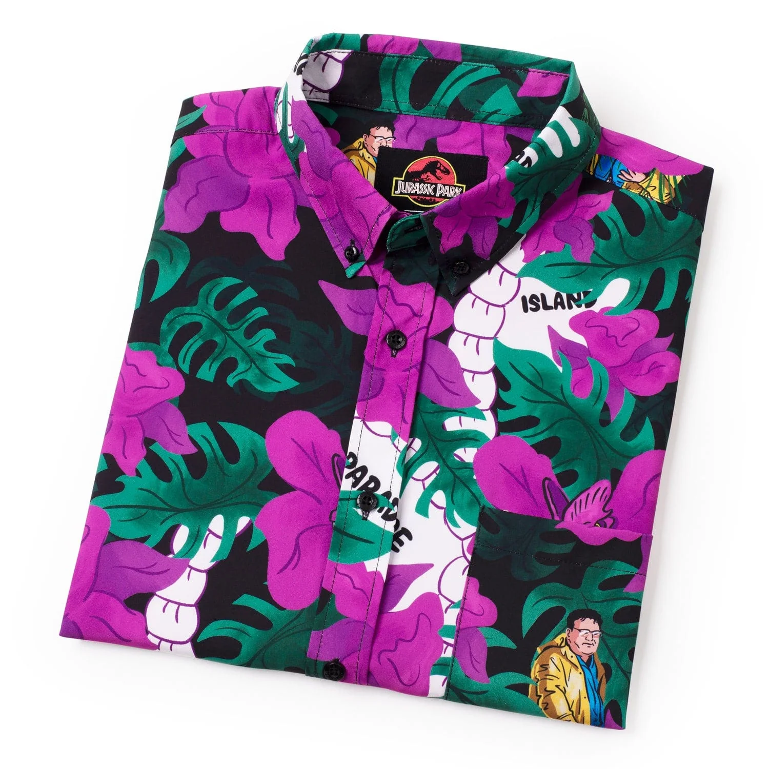 Jurassic Park "Nobody Cares" – KUNUFLEX Short Sleeve Shirt - Image 12
