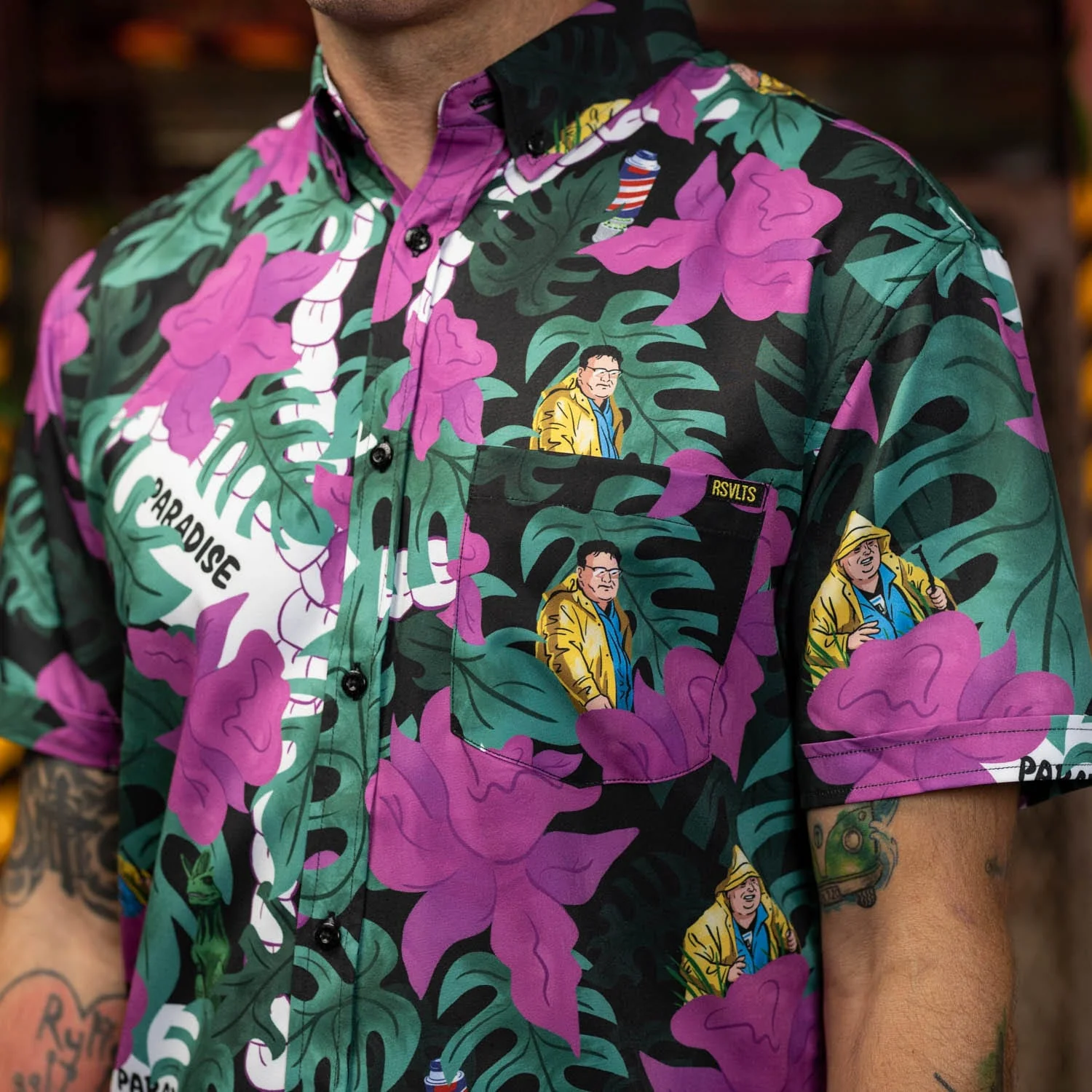 Jurassic Park "Nobody Cares" – KUNUFLEX Short Sleeve Shirt - Image 6