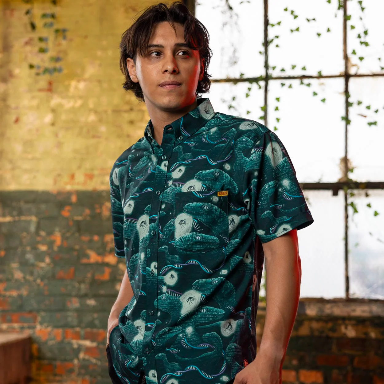 Jurassic Park “You Bred Raptors?” – KUNUFLEX Short Sleeve Shirt - Image 2