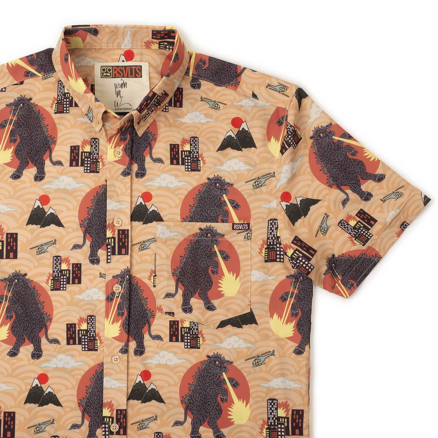 Justin Warner "Cowju" – KUNUFLEX Short Sleeve Shirt - Image 4