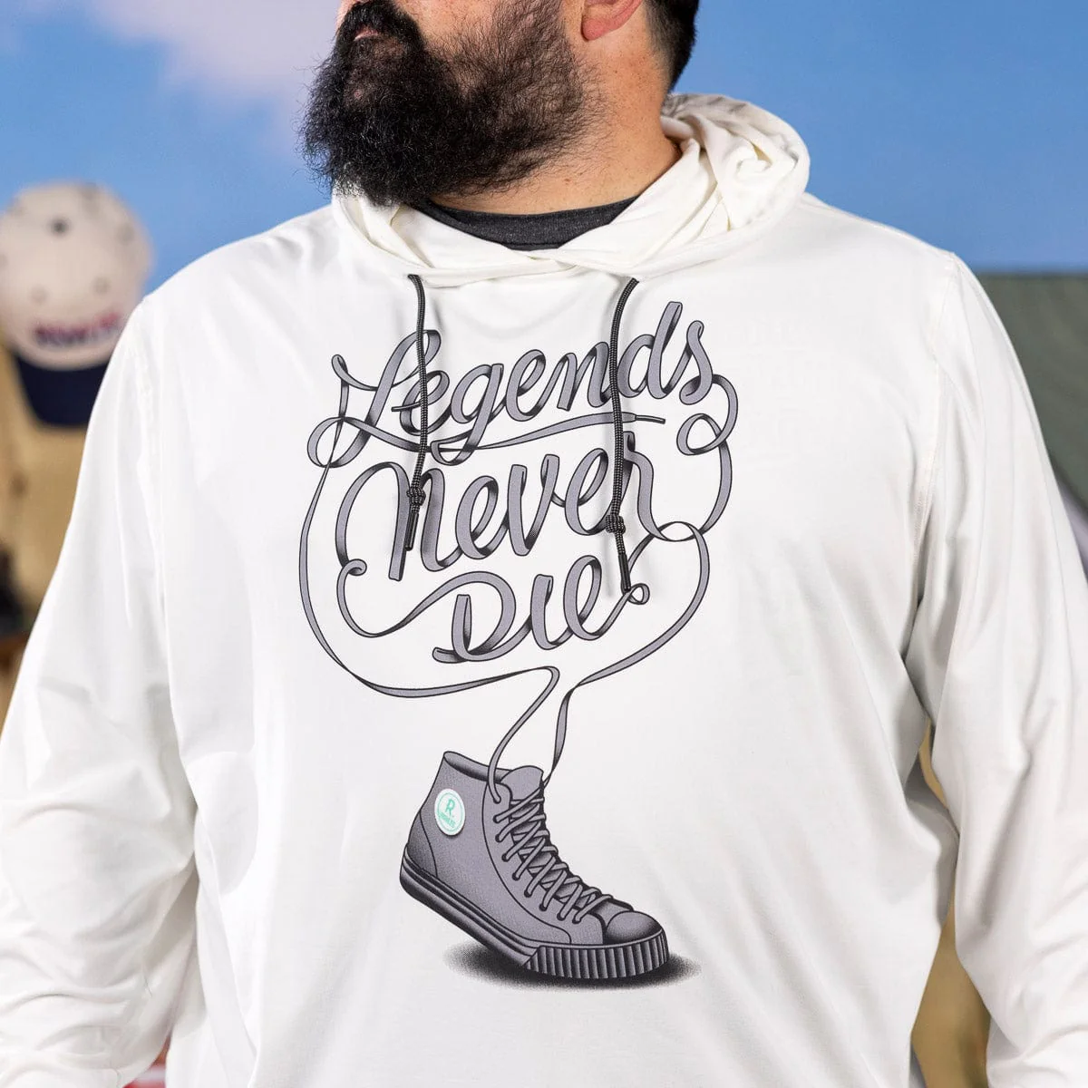 Legends Never Die – Performance Hoodie - Image 4