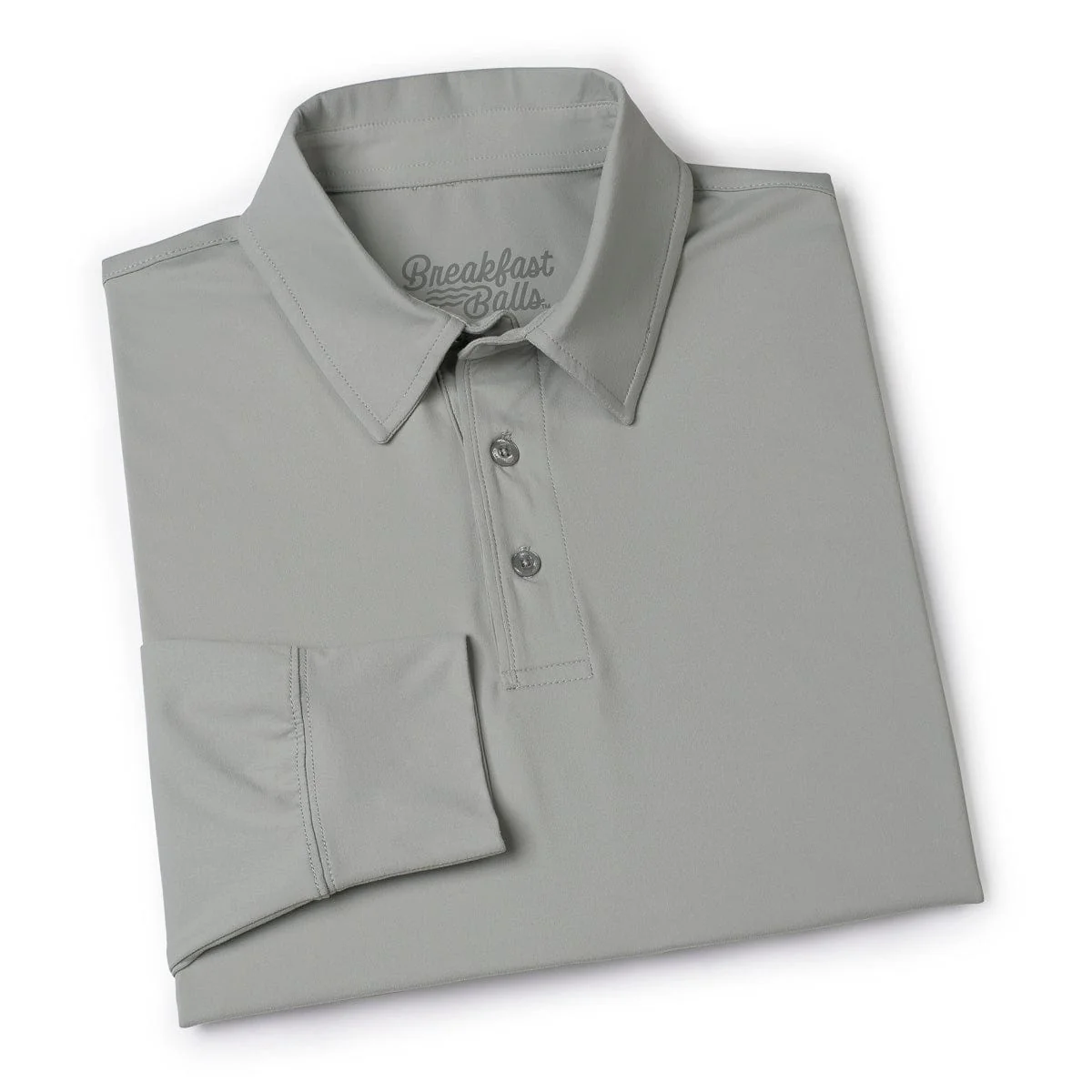 Limestone – Commuter Long Sleeve Polo - Image 9