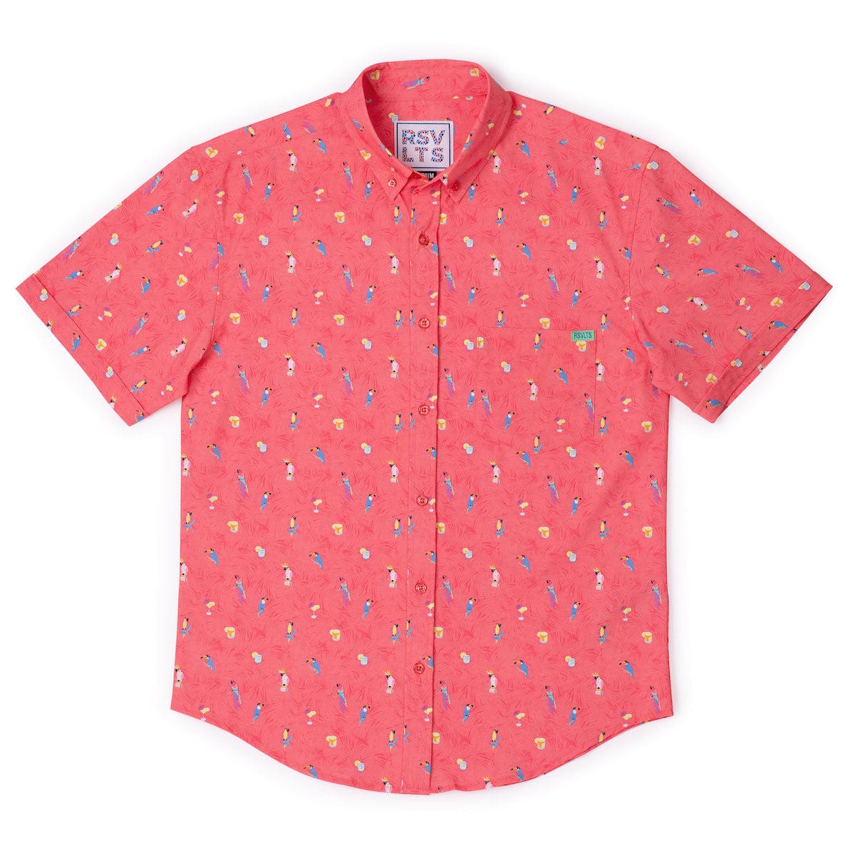 Tropical Flocktails – KUNUFLEX Short Sleeve Shirt - Image 2