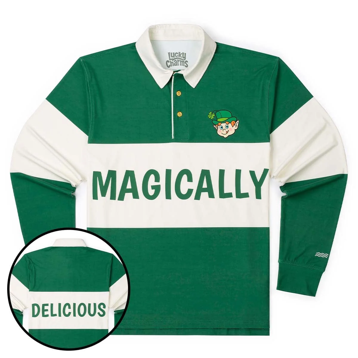 Lucky Charms "Magically Delicious" – Commuter Long Sleeve Polo