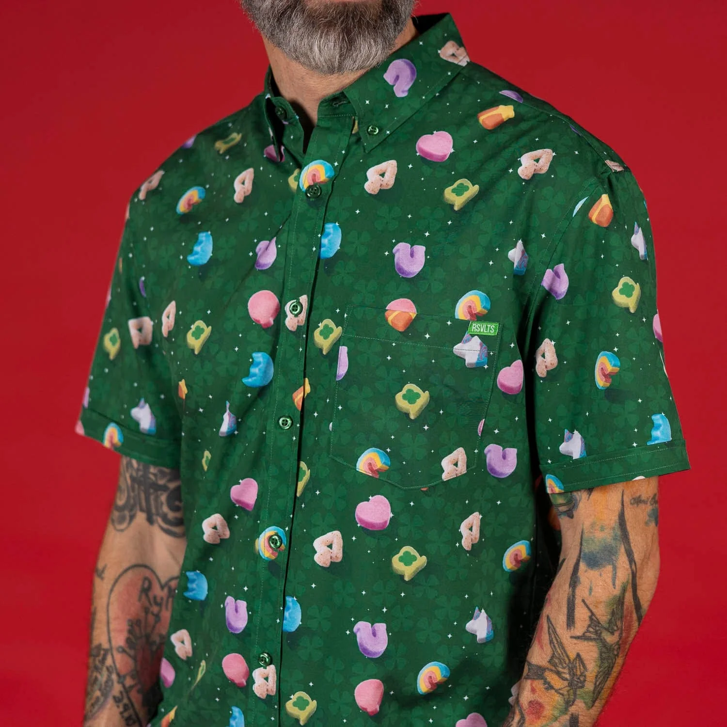 Lucky Charms "Marshmallow Madness" – KUNUFLEX Short Sleeve Shirt - Image 4