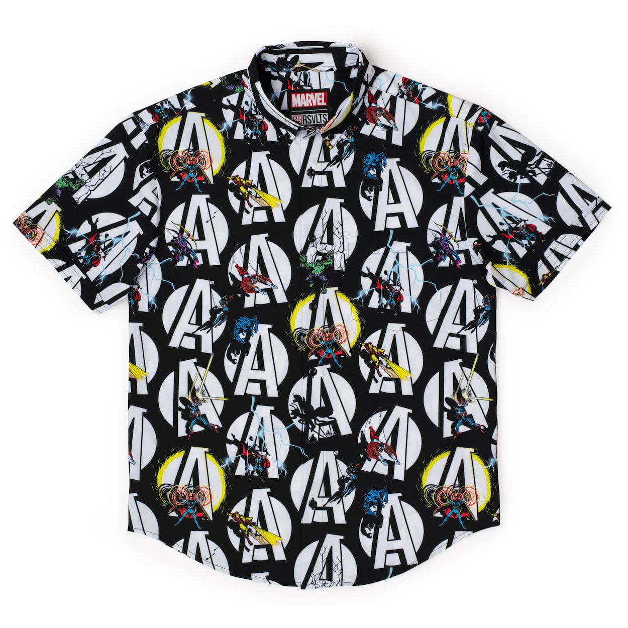 Marvel's Avengers “A Is for Avengers” – KUNUFLEX Short Sleeve Shirt - Image 4