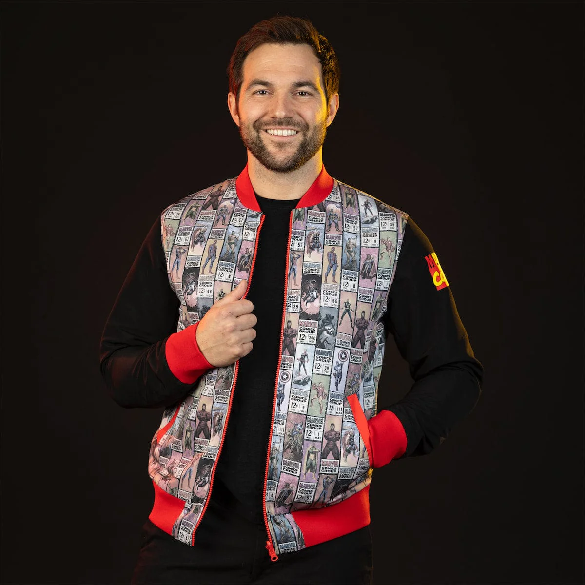 Marvel "Est. 1939" – Reversible Bomber Jacket - Image 7