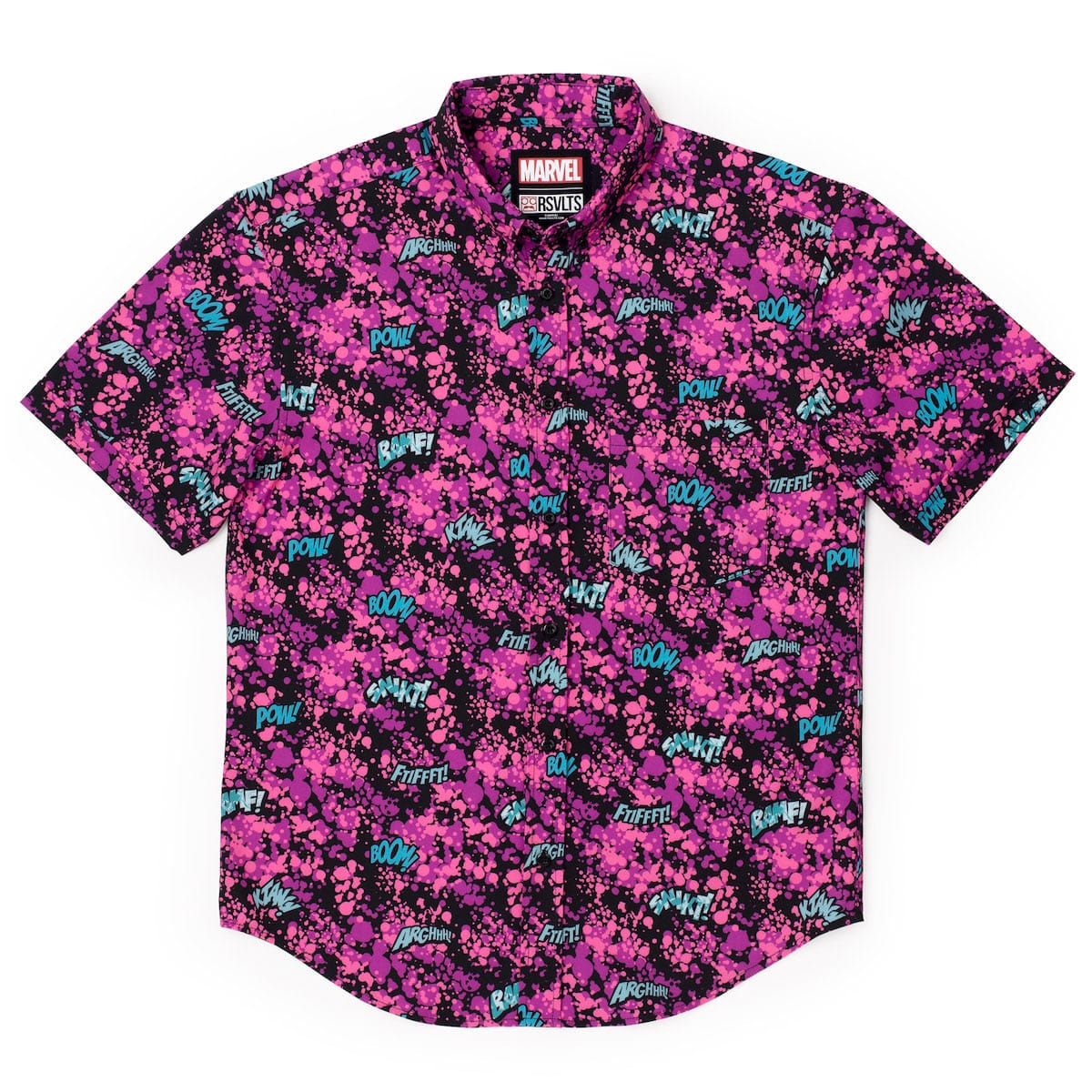 Marvel “Fightin' Words” – KUNUFLEX Short Sleeve Shirt - Image 3